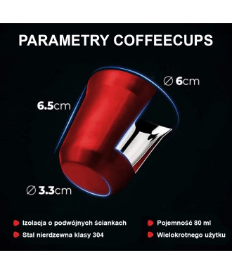Tasse 80 ml ROUGE Tasse 80 ml ROUGE