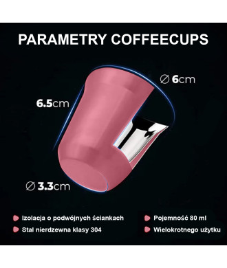 Tasse 80 ml ROSE Tasse 80 ml ROSE