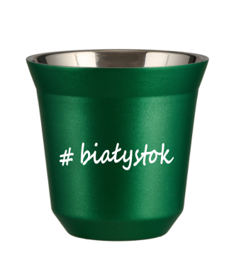 Tasse 150 ml VERT MÉTALLIQUE "Białystok" Tasse 150 ml VERT MÉTALLIQUE "Białystok"