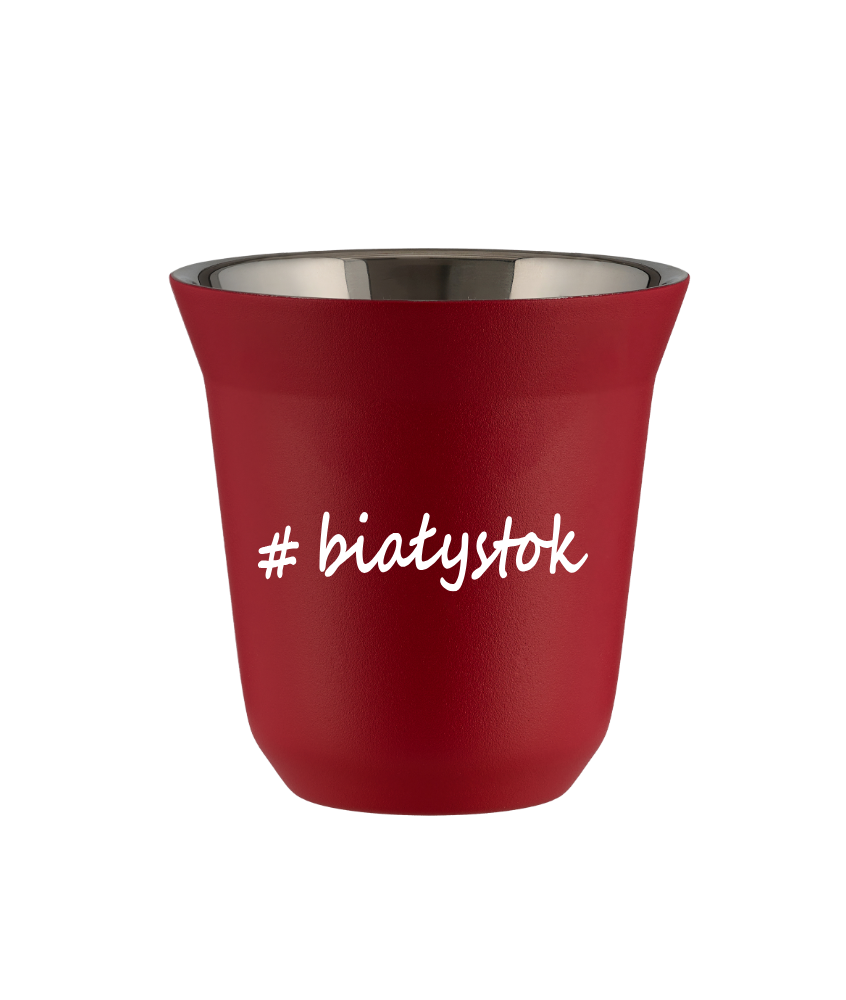 Tasse 80 ml ROUGE "Białystok" Tasse 80 ml ROUGE "Białystok"