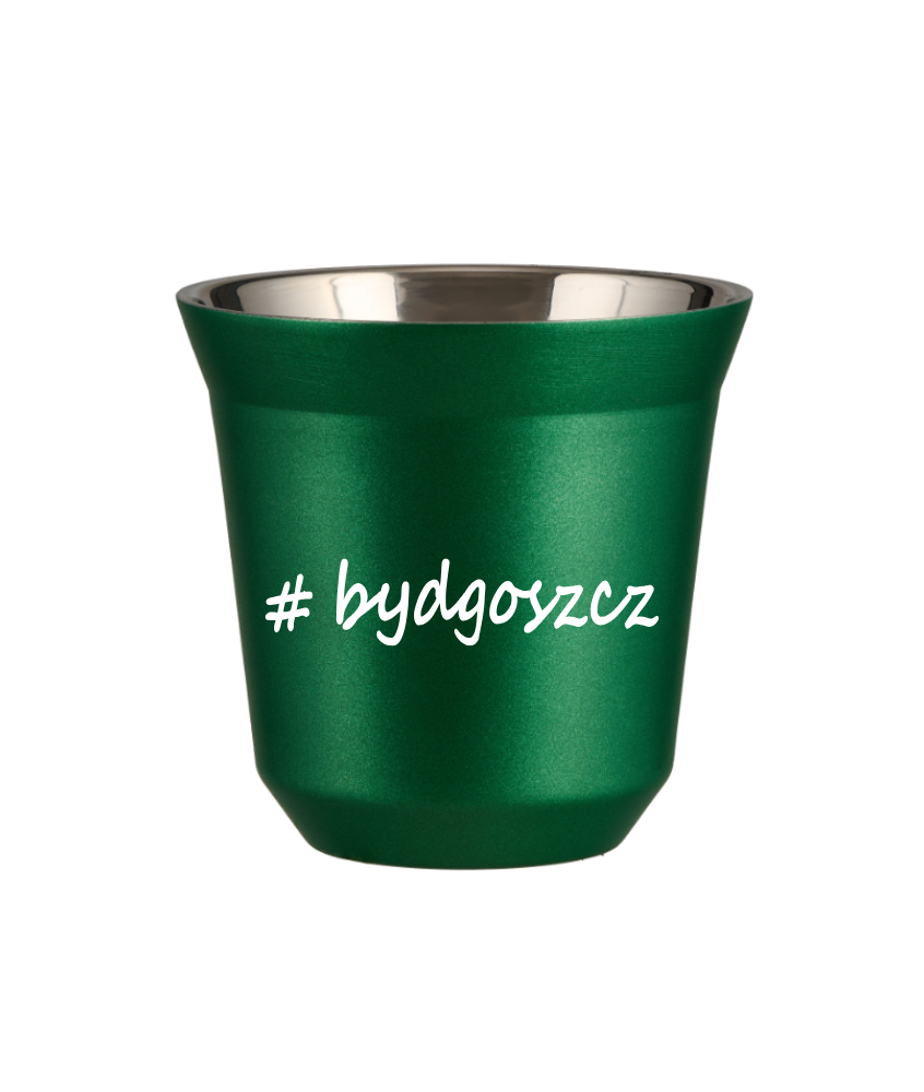Tasse 240 ml VERT MÉTALLIQUE "Bydgoszcz" Tasse 240 ml VERT MÉTALLIQUE "Bydgoszcz"