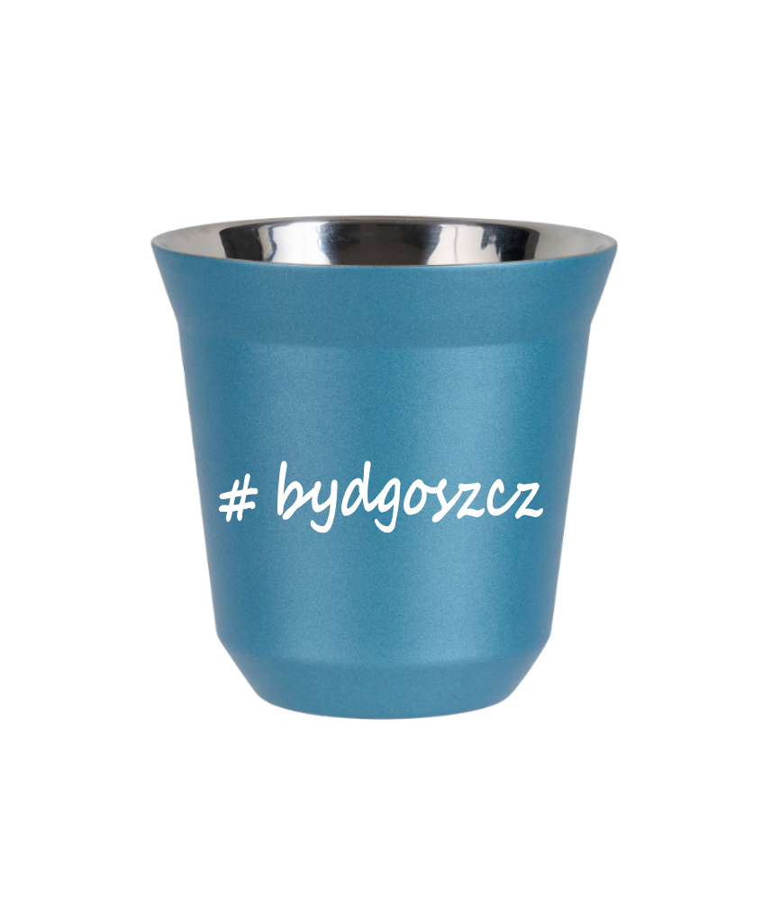 Tasse 80 ml BLEU CLAIR MÉTALLIQUE "Bydgoszcz" Tasse 80 ml BLEU CLAIR MÉTALLIQUE "Bydgoszcz"