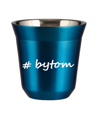 Tasse 240 ml BLEU MÉTALLIQUE "Bytom" Tasse 240 ml BLEU MÉTALLIQUE "Bytom"