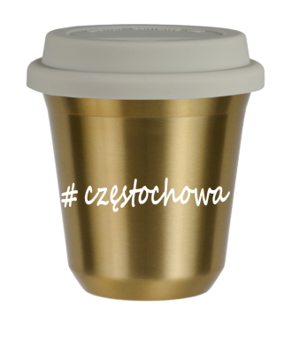 Tasse 240 ml OR "Częstochowa", avec couvercle blanc Tasse 240 ml OR "Częstochowa", avec couvercle blanc