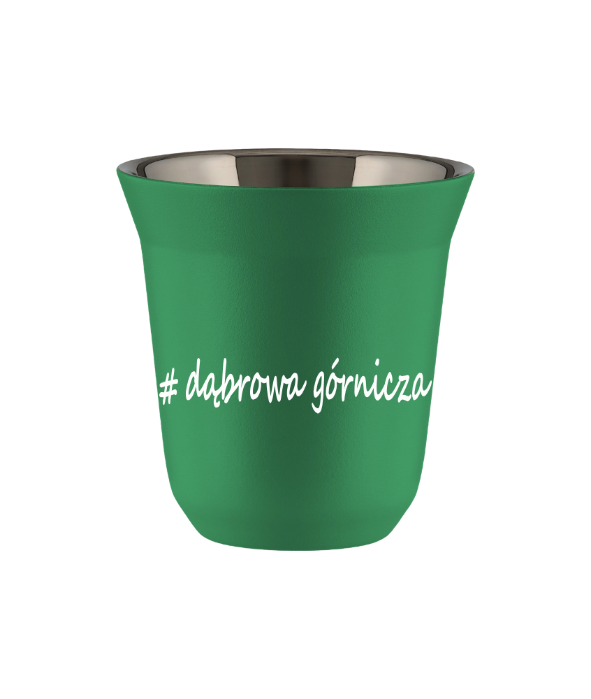 Tasse 80 ml VERT "Dąbrowa Górnicza"