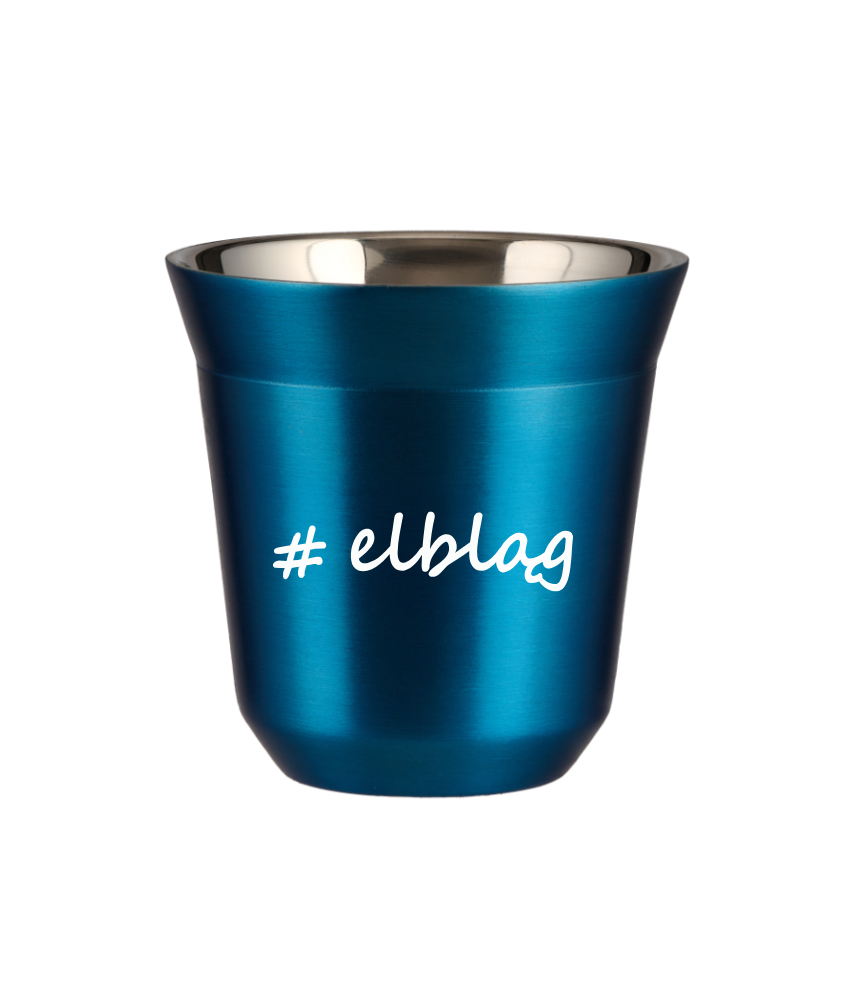 Tasse 80 ml BLEU MÉTALLIQUE "Elbląg" Tasse 80 ml BLEU MÉTALLIQUE "Elbląg"
