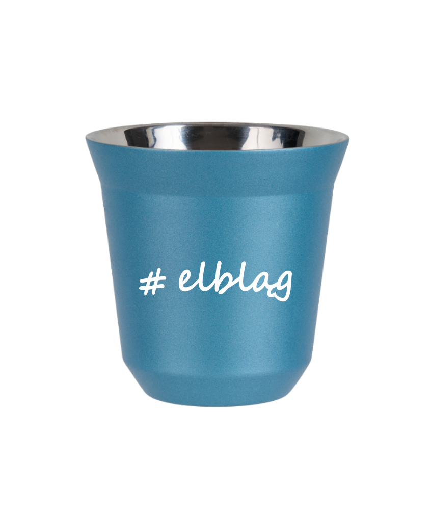 Tasse 80 ml BLEU CLAIR MÉTALLIQUE "Elbląg" Tasse 80 ml BLEU CLAIR MÉTALLIQUE "Elbląg"