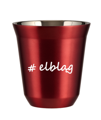 Tasse 240 ml ROUGE MÉTALLIQUE "Elbląg" Tasse 240 ml ROUGE MÉTALLIQUE "Elbląg"
