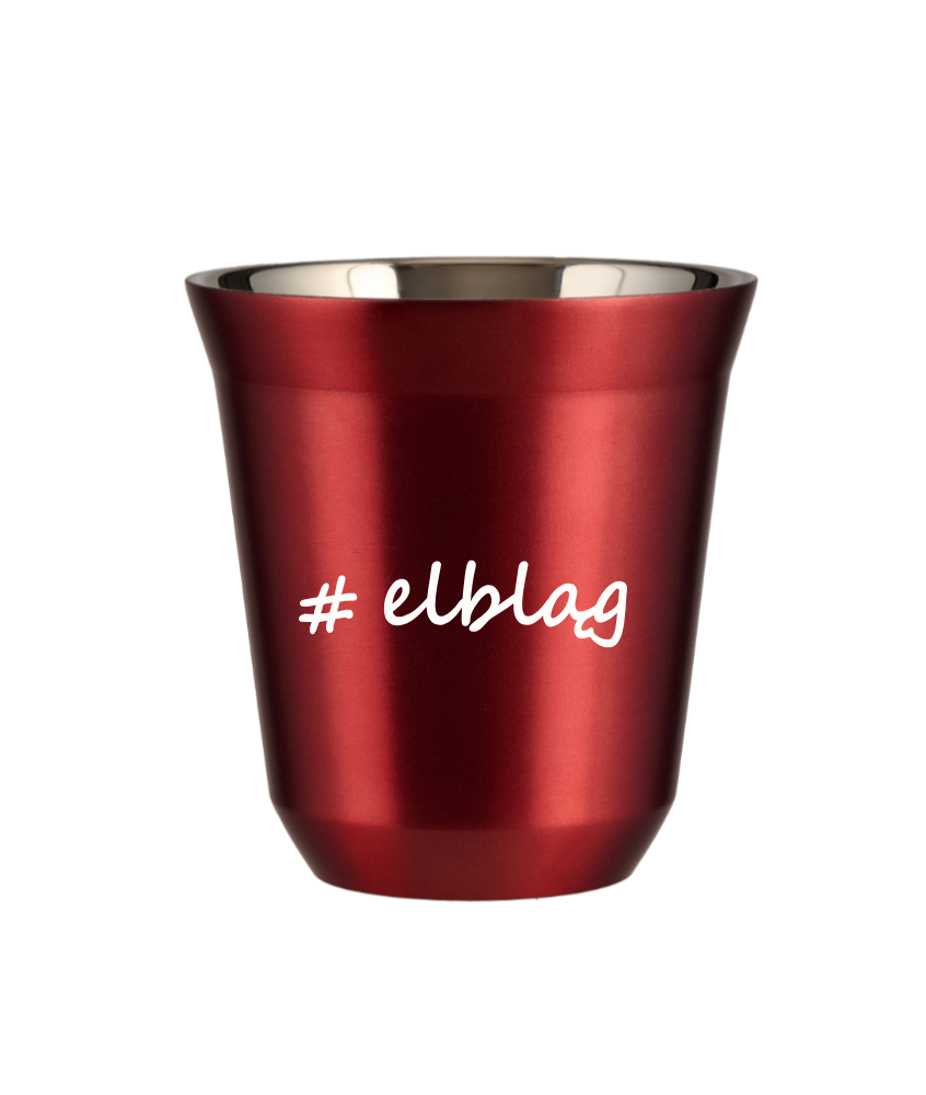 Tasse 240 ml ROUGE MÉTALLIQUE "Elbląg" Tasse 240 ml ROUGE MÉTALLIQUE "Elbląg"