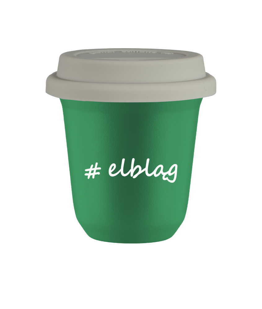 Tasse 80 ml VERT "Elbląg", avec couvercle blanc Tasse 80 ml VERT "Elbląg", avec couvercle blanc