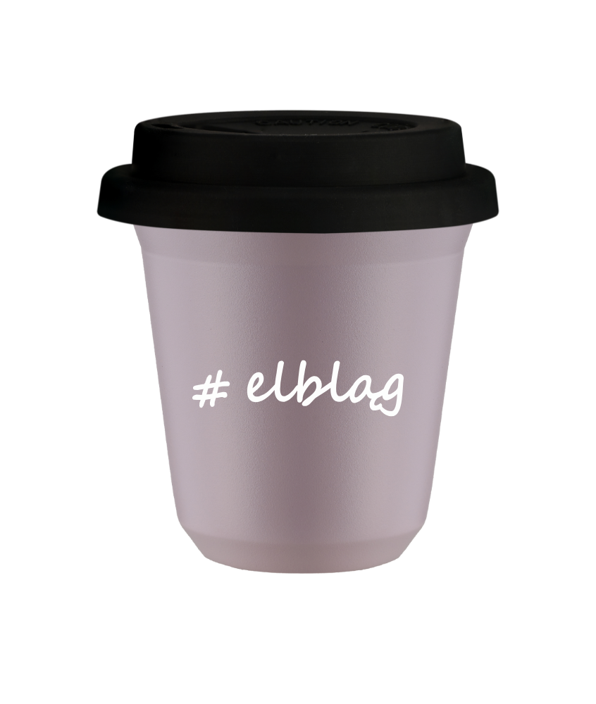 Tasse 150 ml LAVANDE "Elbląg", avec couvercle noir Tasse 150 ml LAVANDE "Elbląg", avec couvercle noir