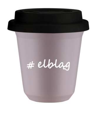 Tasse 240 ml LAVANDE "Elbląg", avec couvercle noir Tasse 240 ml LAVANDE "Elbląg", avec couvercle noir