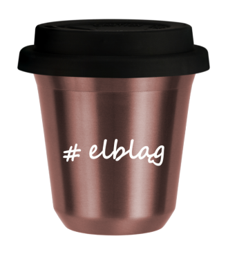 Tasse 150 ml OR ROSE "Elbląg", avec couvercle noir Tasse 150 ml OR ROSE "Elbląg", avec couvercle noir
