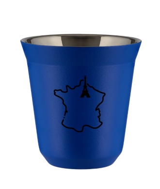 Tasse 80 ml BLEU "France (noir)" Tasse 80 ml BLEU "France (noir)"