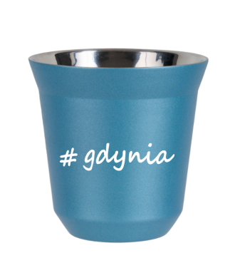 Tasse 240 ml BLEU CLAIR MÉTALLIQUE "Gdynia" Tasse 240 ml BLEU CLAIR MÉTALLIQUE "Gdynia"