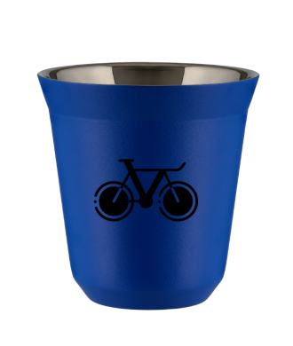 Tasse 80 ml BLEU "Vélo 1" Tasse 80 ml BLEU "Vélo 1"