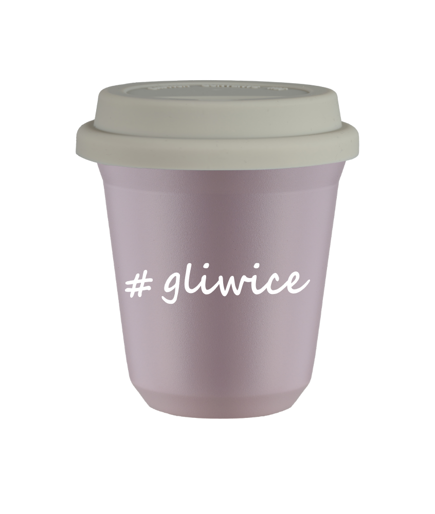 Tasse 150 ml LAVANDE "Gliwice", avec couvercle blanc Tasse 150 ml LAVANDE "Gliwice", avec couvercle blanc