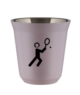 Tasse 80 ml LAVANDE "Tennis 1" Tasse 80 ml LAVANDE "Tennis 1"