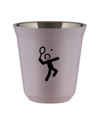 Tasse 80 ml LAVANDE "Tennis 2 (noir)" Tasse 80 ml LAVANDE "Tennis 2 (noir)"