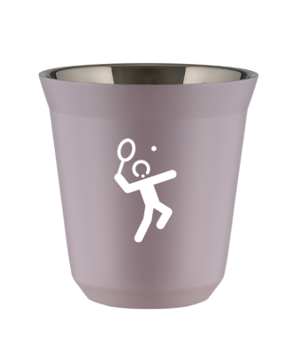 Tasse 80 ml LAVANDE "Tennis 2 (blanc)" Tasse 80 ml LAVANDE "Tennis 2 (blanc)"