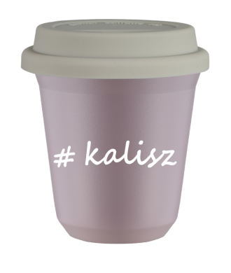 Tasse 150 ml LAVANDE "Kalisz", avec couvercle blanc Tasse 150 ml LAVANDE "Kalisz", avec couvercle blanc