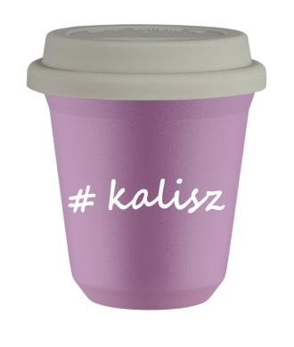 Tasse 150 ml LILAS "Kalisz", avec couvercle blanc Tasse 150 ml LILAS "Kalisz", avec couvercle blanc