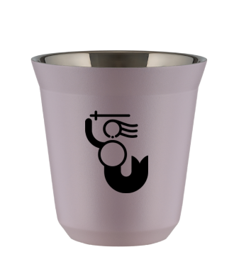Tasse 80 ml LAVANDE "WARSZAWSKA SYRENKA (noir)" Tasse 80 ml LAVANDE "WARSZAWSKA SYRENKA (noir)"