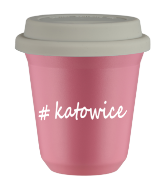 Tasse 240 ml ROSE "Katowice", avec couvercle blanc Tasse 240 ml ROSE "Katowice", avec couvercle blanc