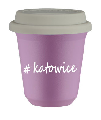Tasse 150 ml LILAS "Katowice", avec couvercle blanc Tasse 150 ml LILAS "Katowice", avec couvercle blanc