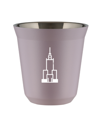 Tasse 80 ml LAVANDE "Pałac kultury i nauki (blanc)" Tasse 80 ml LAVANDE "Pałac kultury i nauki (blanc)"