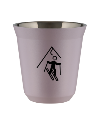 Tasse 80 ml LAVANDE "Ski (noir)" Tasse 80 ml LAVANDE "Ski (noir)"