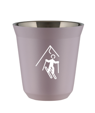 Tasse 80 ml LAVANDE "Ski (blanc)" Tasse 80 ml LAVANDE "Ski (blanc)"