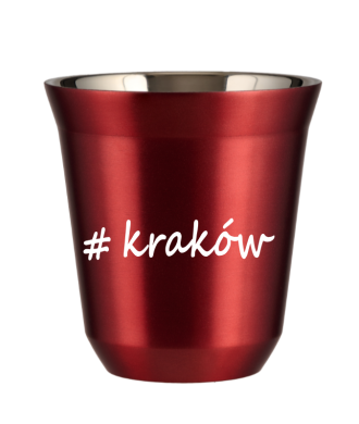 Tasse 240 ml ROUGE MÉTALLIQUE "Kraków" Tasse 240 ml ROUGE MÉTALLIQUE "Kraków"