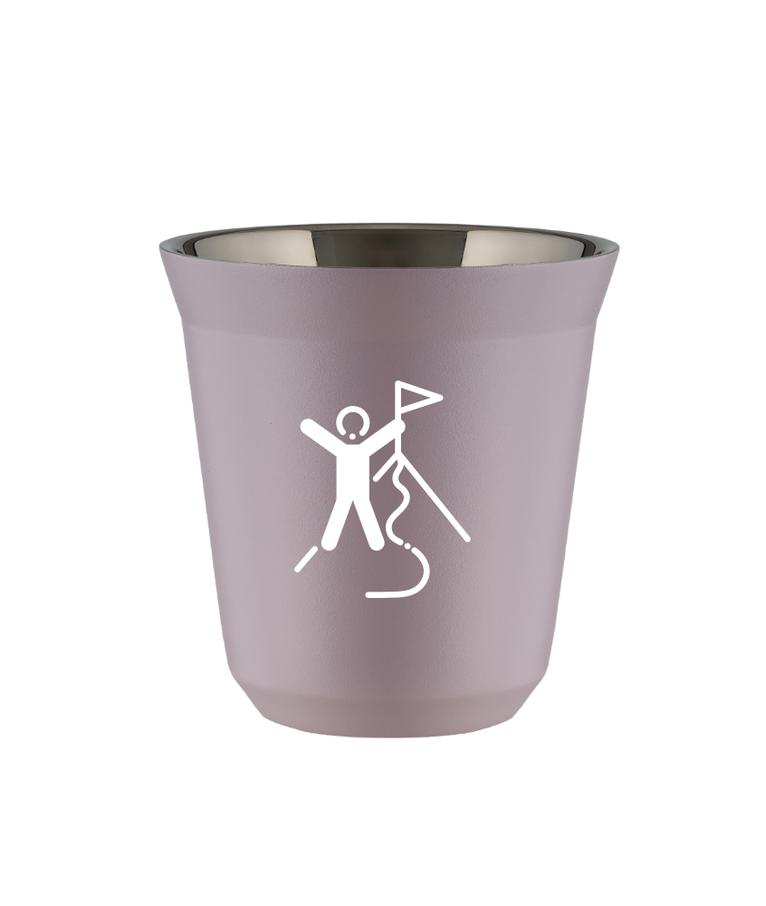 Tasse 80 ml LAVANDE "Escalade 1 (blanc)" Tasse 80 ml LAVANDE "Escalade 1 (blanc)"