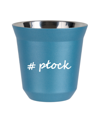 Tasse 240 ml BLEU CLAIR MÉTALLIQUE "Płock" Tasse 240 ml BLEU CLAIR MÉTALLIQUE "Płock"