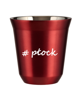 Tasse 150 ml ROUGE MÉTALLIQUE "Płock" Tasse 150 ml ROUGE MÉTALLIQUE "Płock"