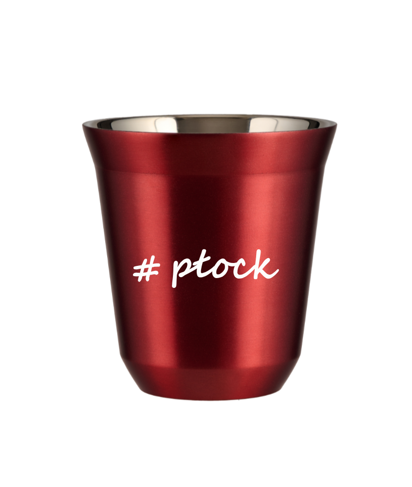 Tasse 150 ml ROUGE MÉTALLIQUE "Płock" Tasse 150 ml ROUGE MÉTALLIQUE "Płock"