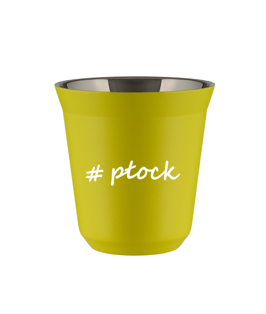 Tasse 80 ml JAUNE "Płock"