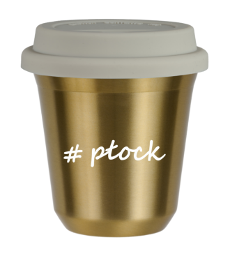 Tasse 240 ml OR "Płock", avec couvercle blanc Tasse 240 ml OR "Płock", avec couvercle blanc