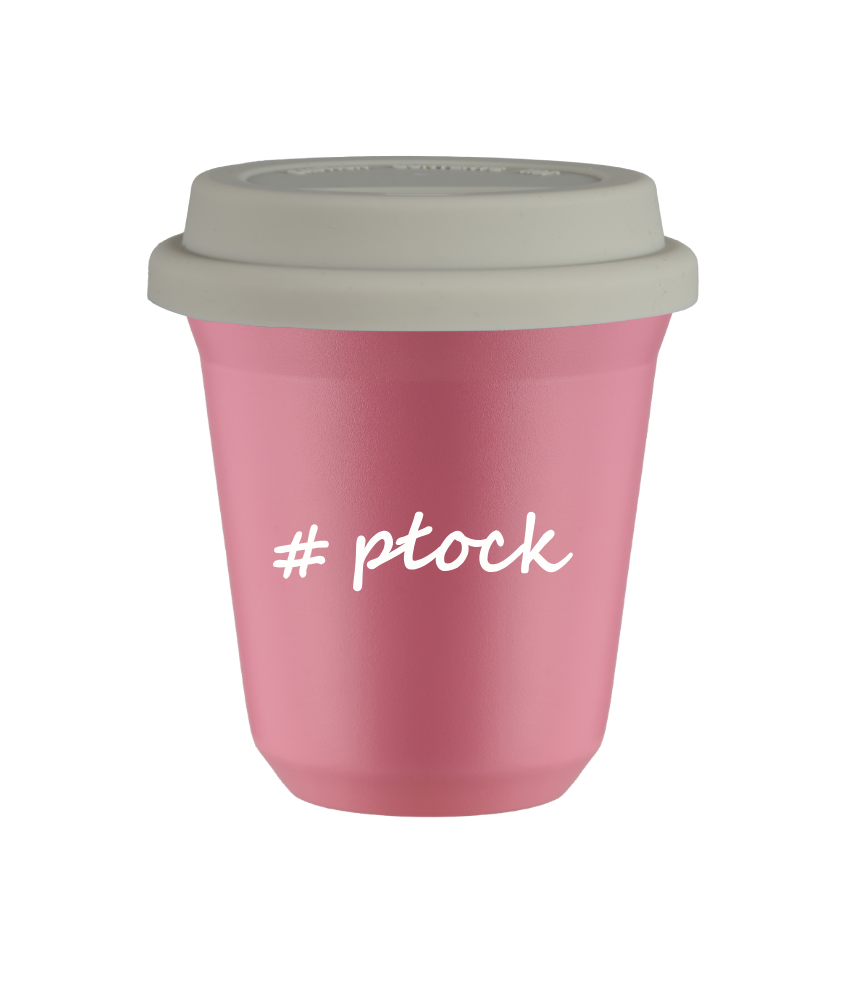 Tasse 80 ml ROSE "Płock", avec couvercle blanc Tasse 80 ml ROSE "Płock", avec couvercle blanc