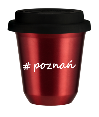 Tasse 150 ml ROUGE MÉTALLIQUE "Poznań" Tasse 150 ml ROUGE MÉTALLIQUE "Poznań"