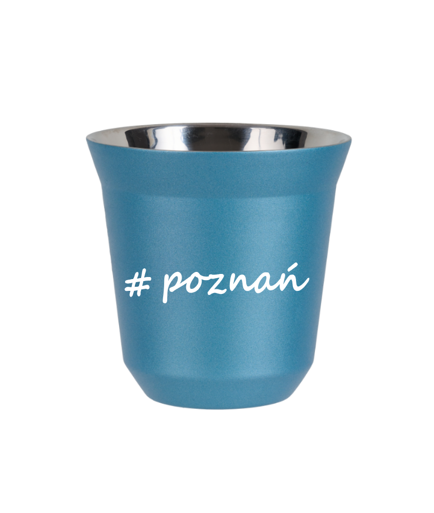 Tasse 80 ml BLEU CLAIR MÉTALLIQUE "Poznań" Tasse 80 ml BLEU CLAIR MÉTALLIQUE "Poznań"