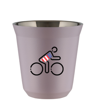 Tasse 80 ml LAVANDE "Cycliste aux couleurs britanniques" Tasse 80 ml LAVANDE "Cycliste aux couleurs britanniques"