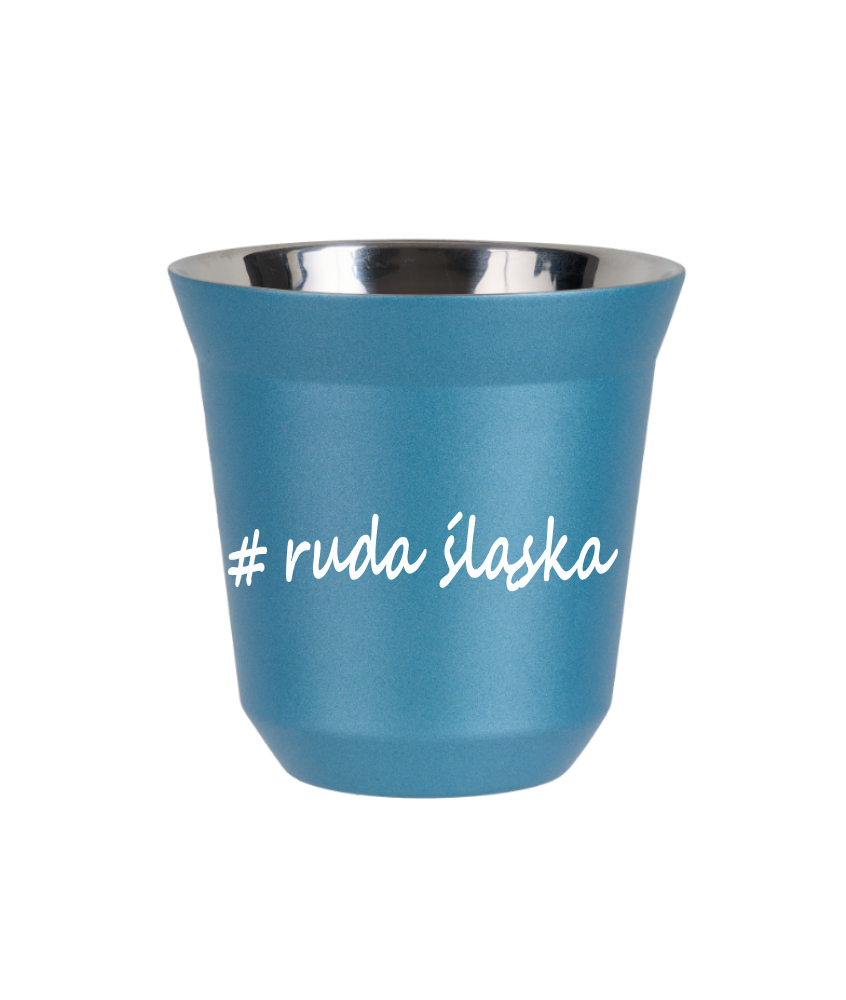 Tasse 150 ml BLEU CLAIR MÉTALLIQUE "Ruda Śląska" Tasse 150 ml BLEU CLAIR MÉTALLIQUE "Ruda Śląska"