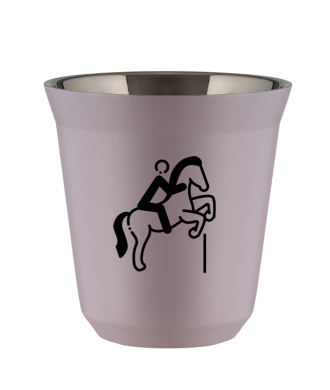 Tasse 80 ml LAVANDE "Équitation 1 (noir)" Tasse 80 ml LAVANDE "Équitation 1 (noir)"