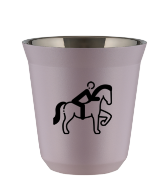 Tasse 80 ml LAVANDE "Équitation 2 (noir)" Tasse 80 ml LAVANDE "Équitation 2 (noir)"