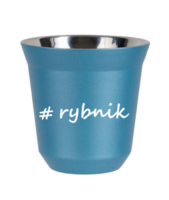 Tasse 150 ml BLEU CLAIR MÉTALLIQUE "Rybnik" Tasse 150 ml BLEU CLAIR MÉTALLIQUE "Rybnik"