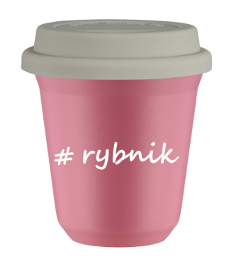 Tasse 240 ml ROSE "Rybnik", avec couvercle blanc Tasse 240 ml ROSE "Rybnik", avec couvercle blanc