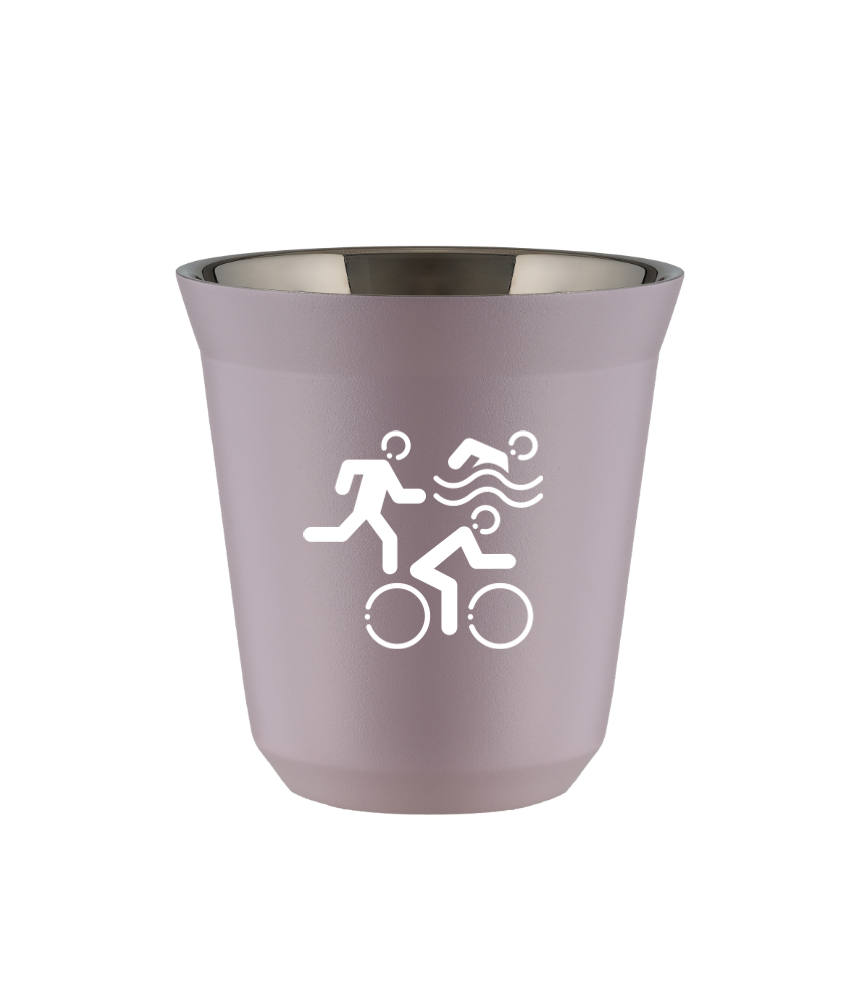 Tasse 80 ml LAVANDE "Sports (blanc)"