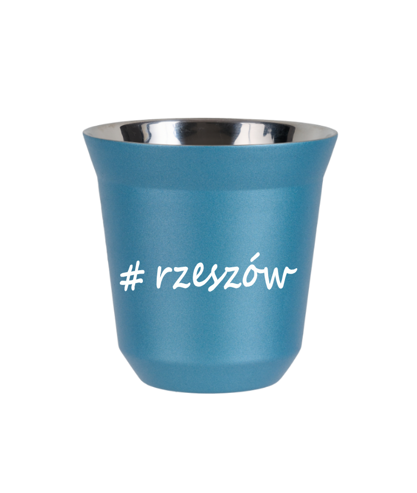 Tasse 80 ml BLEU CLAIR MÉTALLIQUE "Rzeszów" Tasse 80 ml BLEU CLAIR MÉTALLIQUE "Rzeszów"